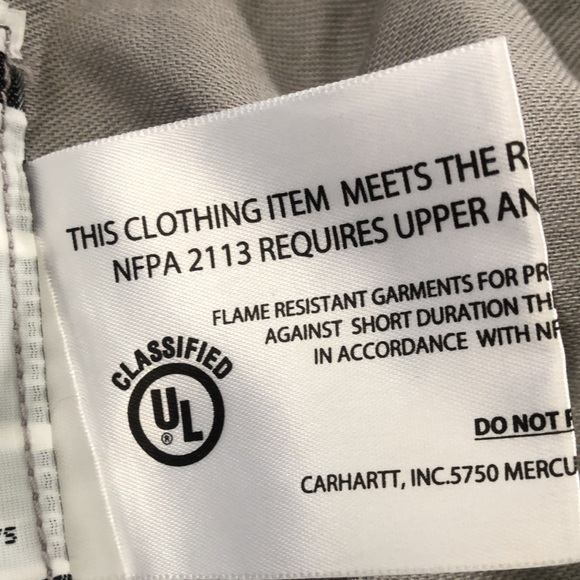 CARHARTT FR ( flame 🔥 resistant) Westex, Men’s work shirt size 2XL” Tall, - Picture 12 of 16